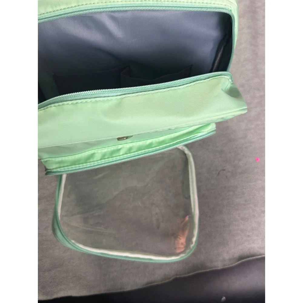 Mint Green Ita Bag Backpack Clear Display Window Kawaii Cat Paw Print Mint